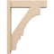 Ekena Millwork 6-in W x 24-in D x 32-in H Balboa Block Rough Cedar Woodgrain TimberThane Outlooker, Primed Tan OUTUR060X24X32BOA44RCPR - alternate 3